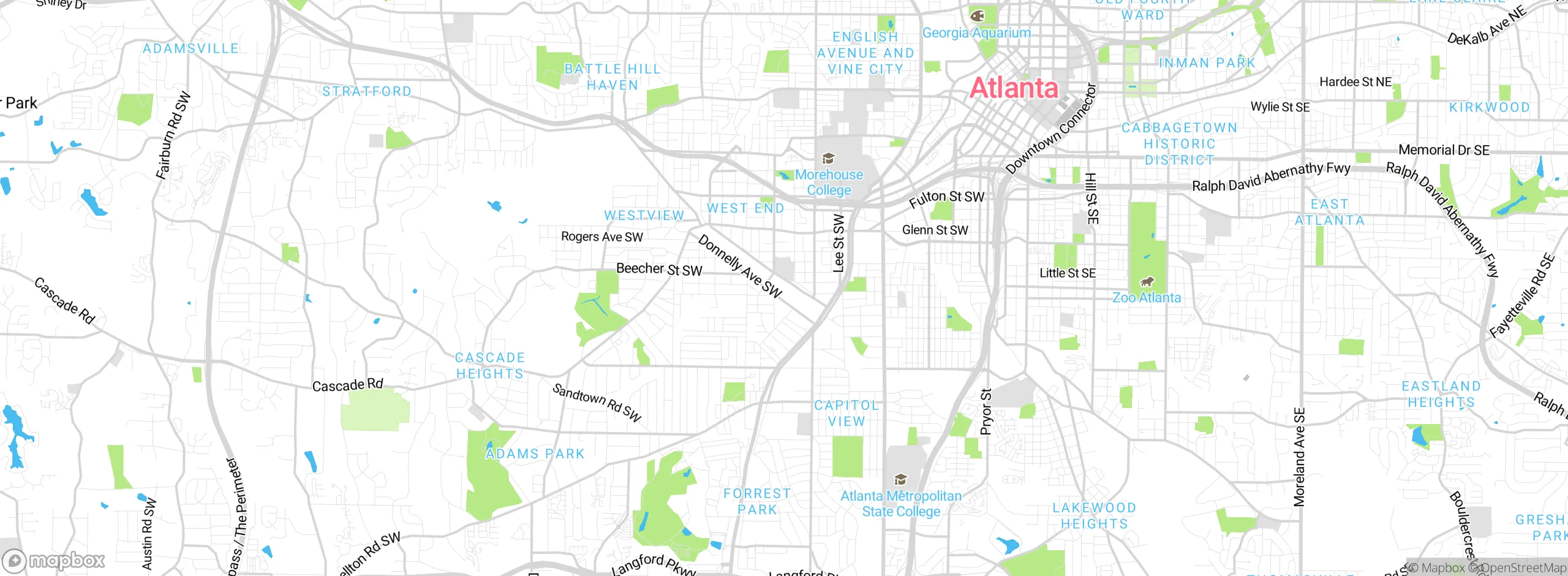 Map showing approximate location
