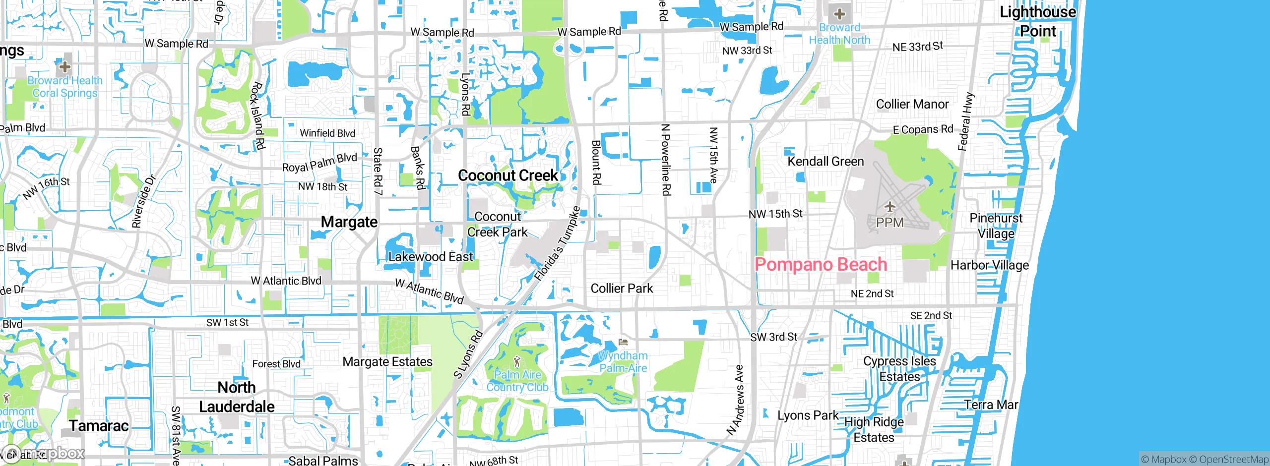 Map showing approximate location