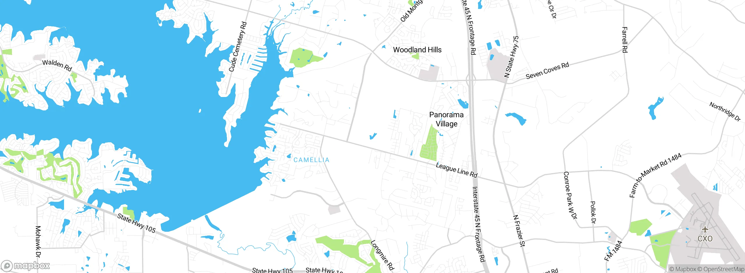 Map showing approximate location
