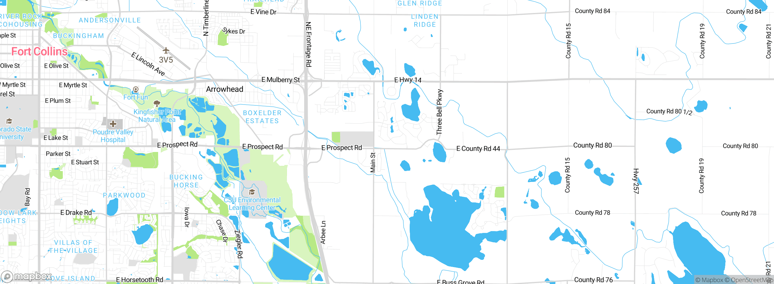 Map showing approximate location