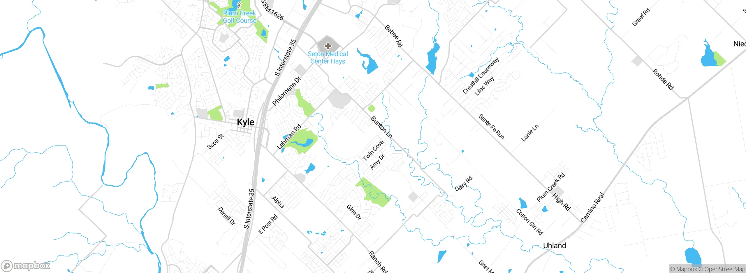 Map showing approximate location