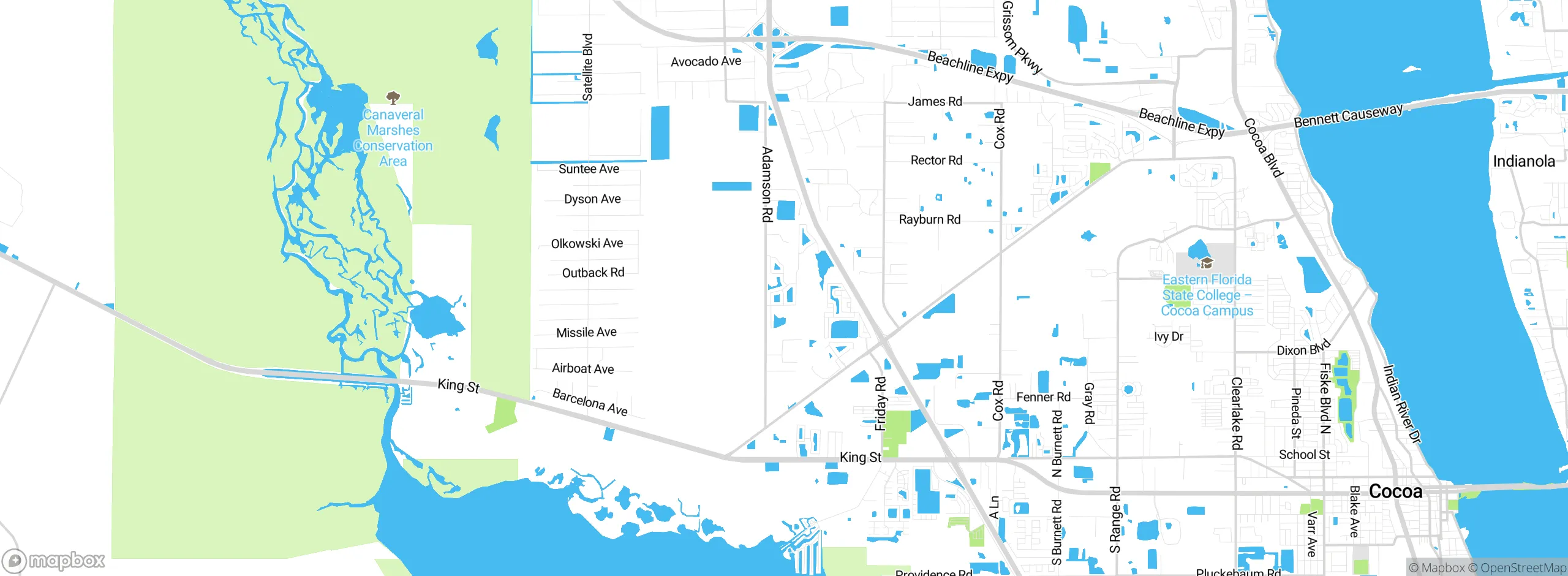 Map showing approximate location