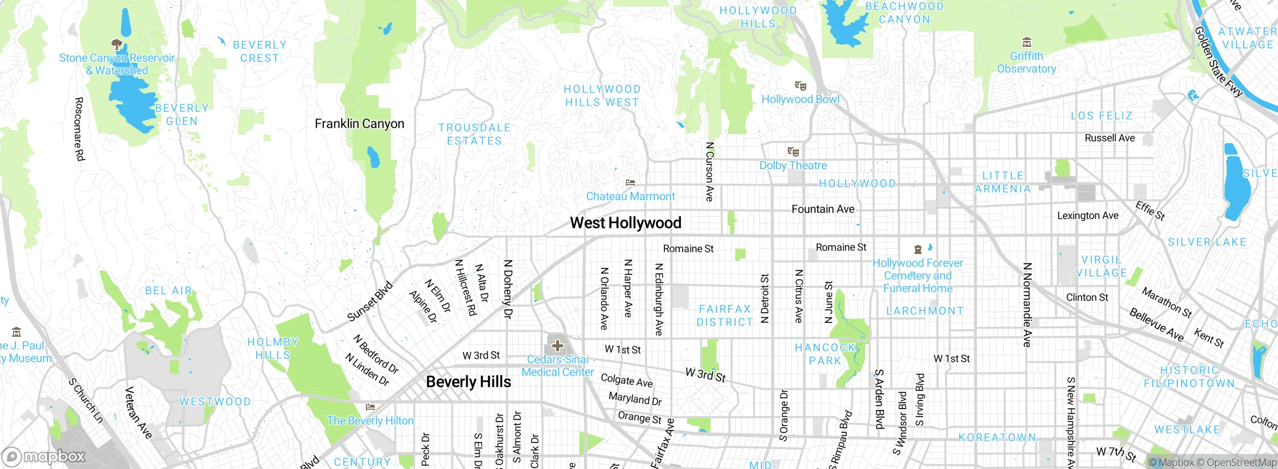 Map showing approximate location