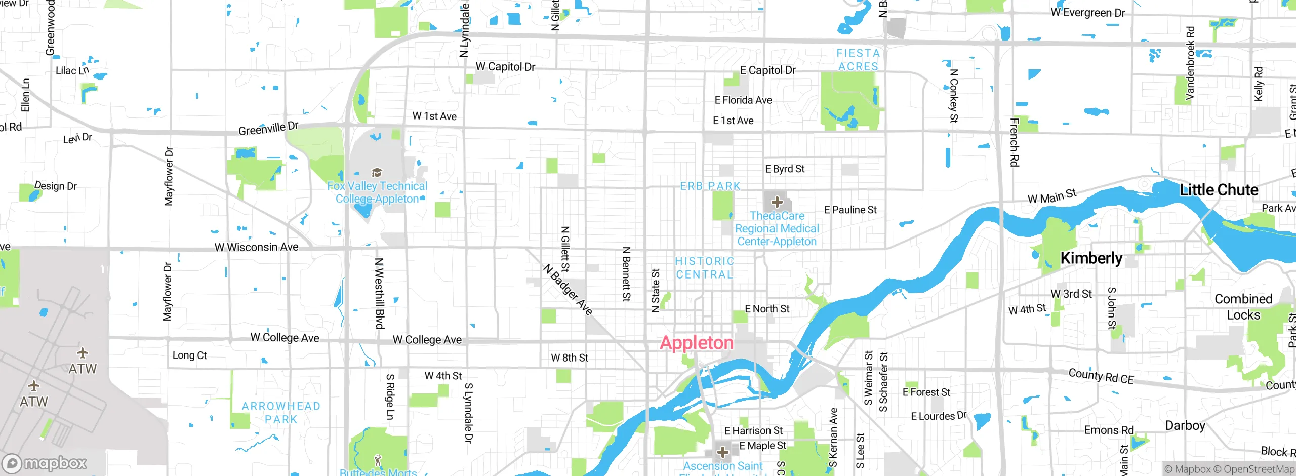 Map showing approximate location