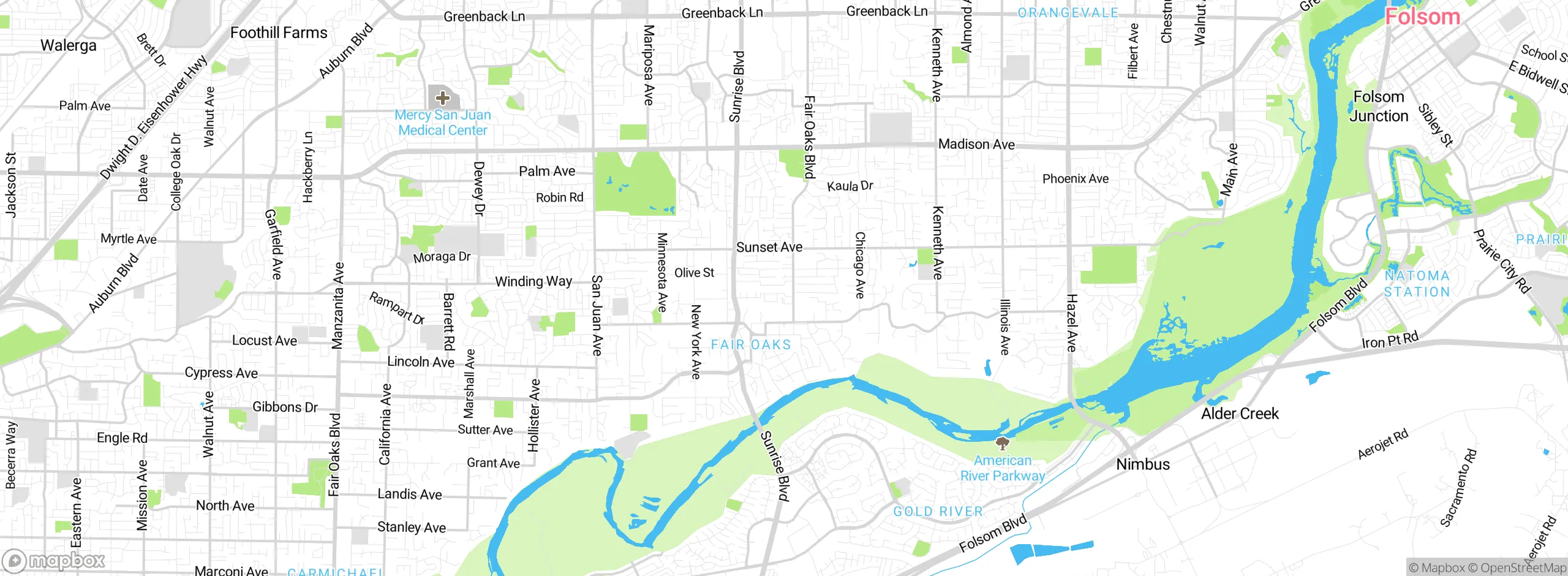 Map showing approximate location