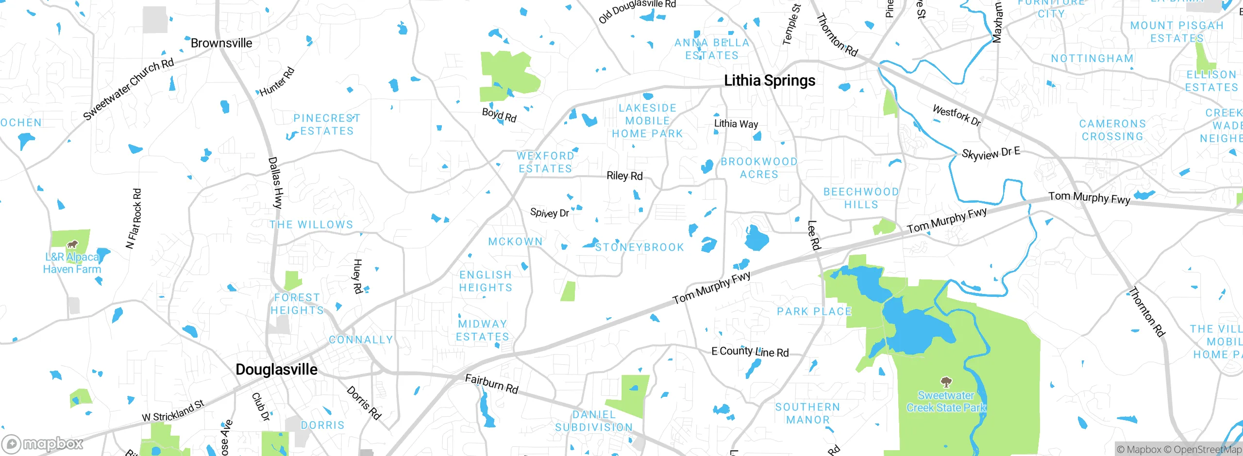 Map showing approximate location