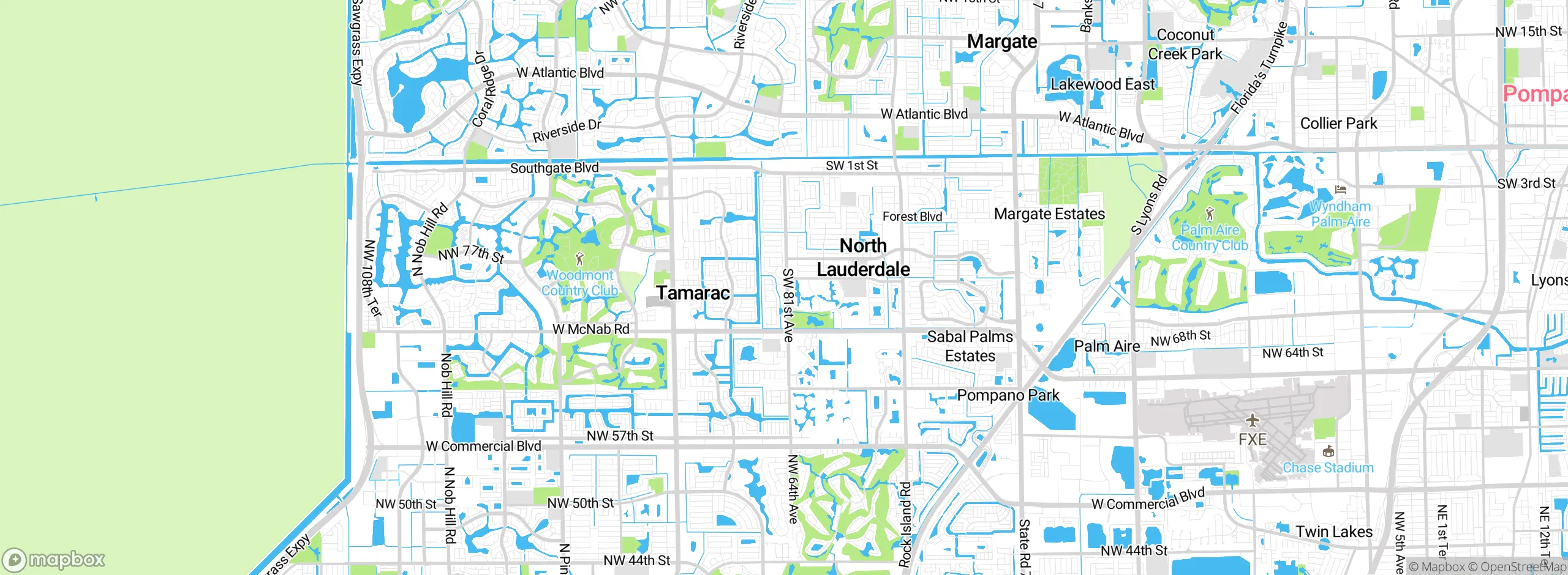 Map showing approximate location