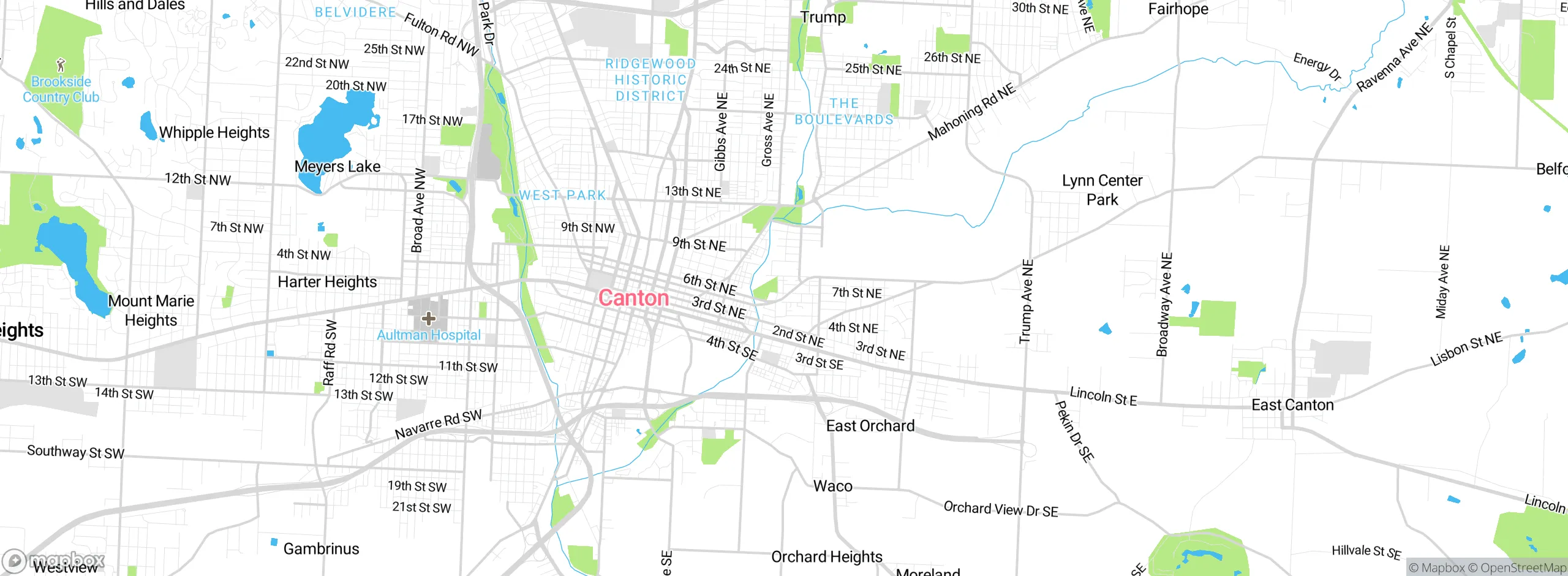 Map showing approximate location