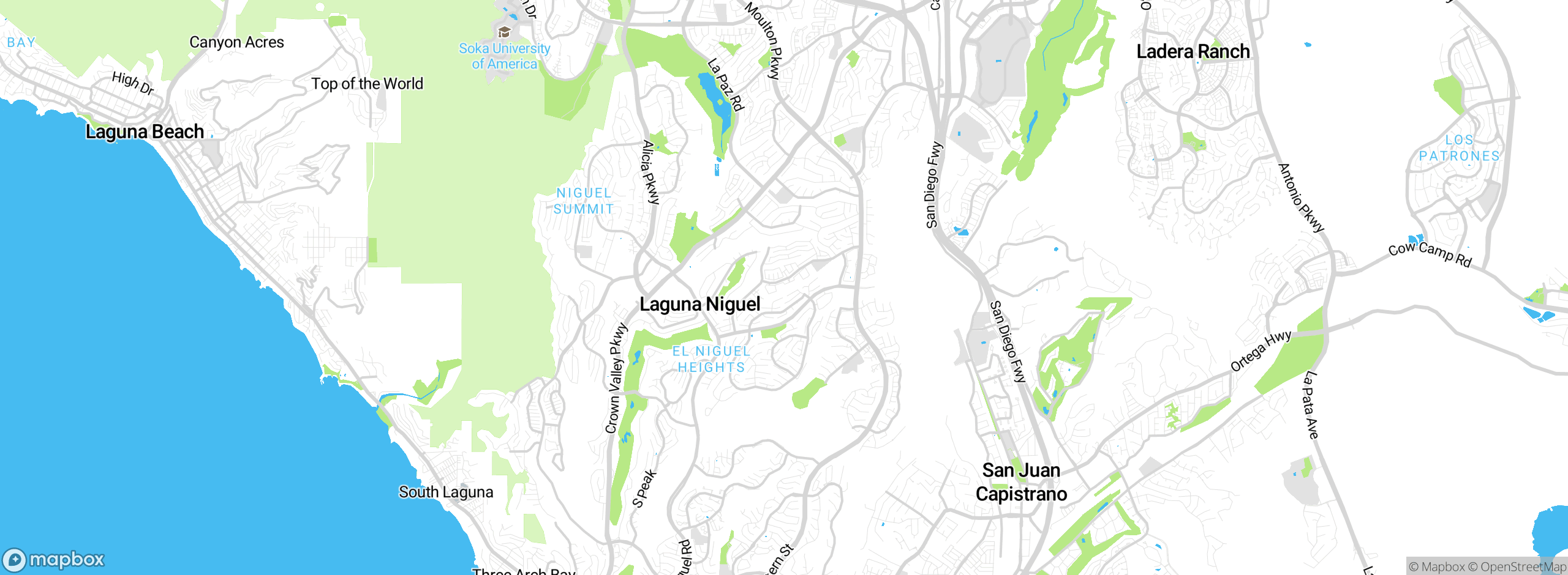 Map showing approximate location