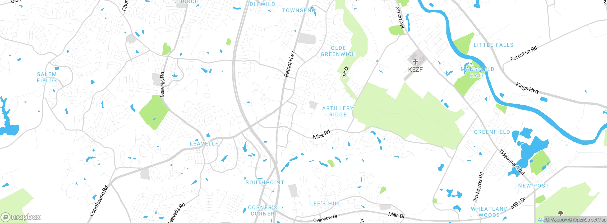 Map showing approximate location