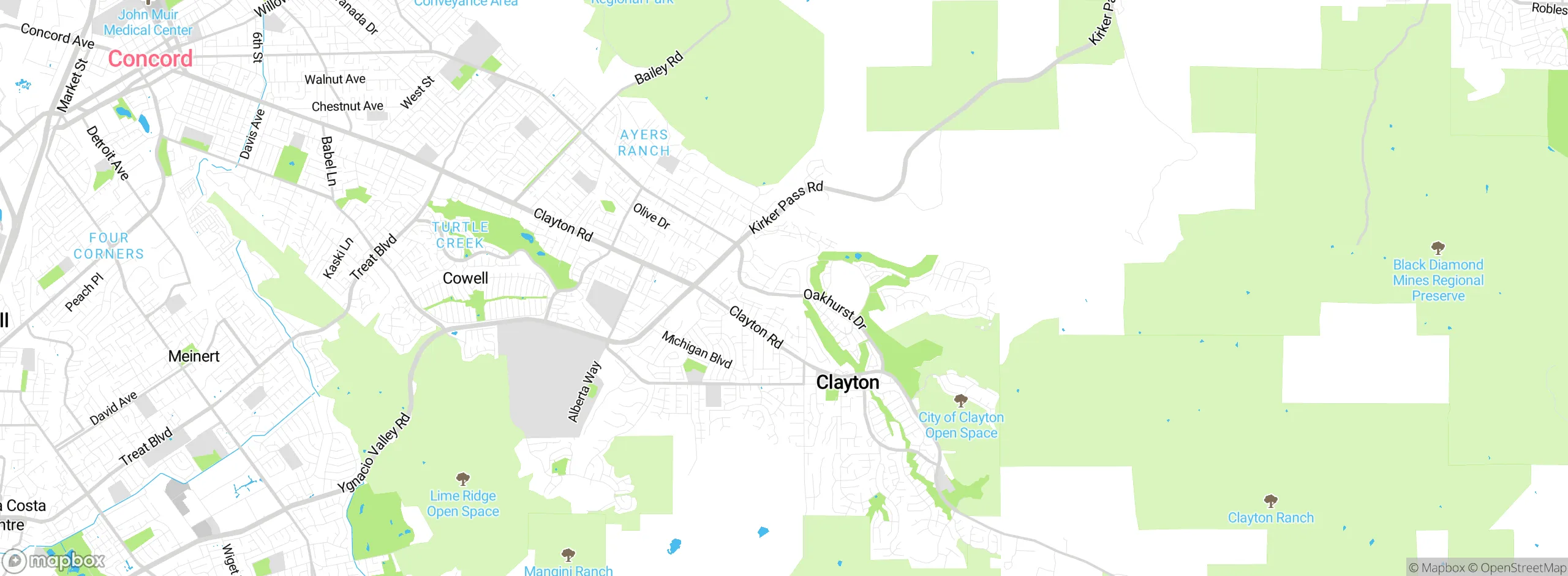 Map showing approximate location