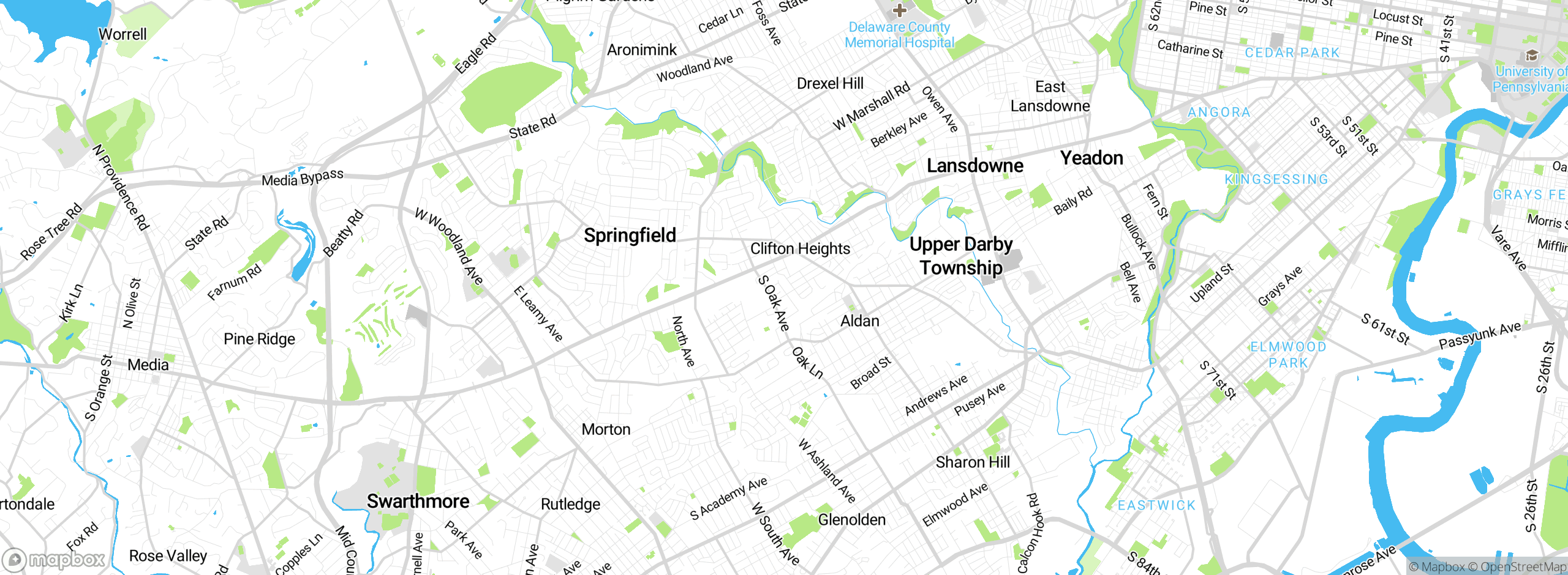 Map showing approximate location