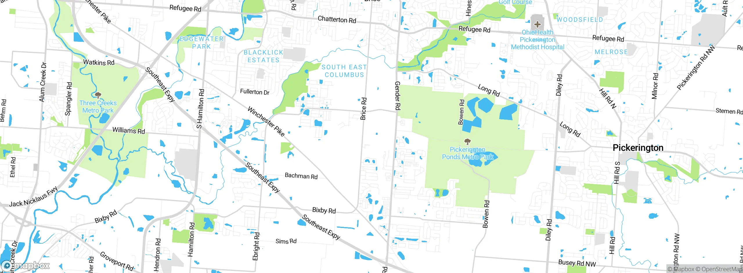Map showing approximate location
