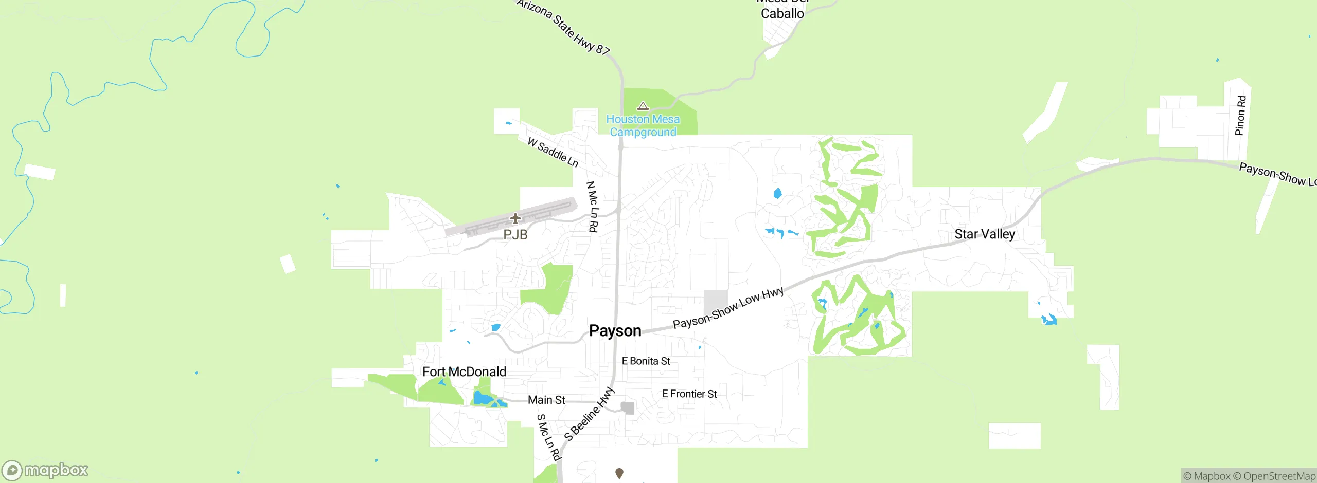 Map showing approximate location