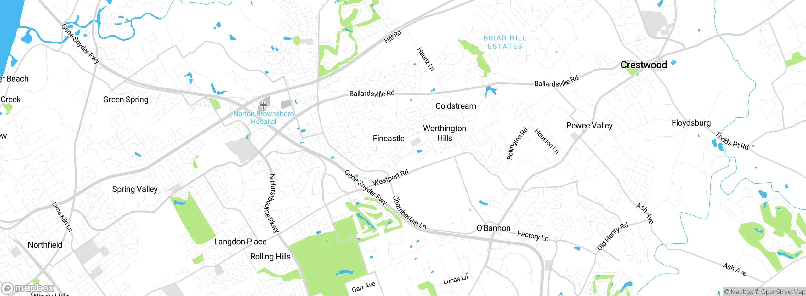 Map showing approximate location