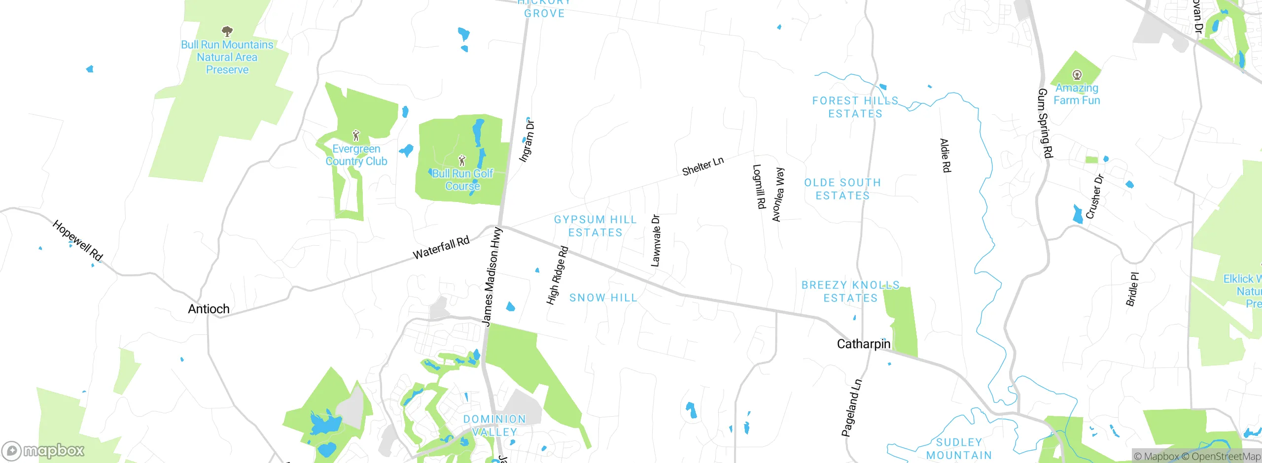 Map showing approximate location
