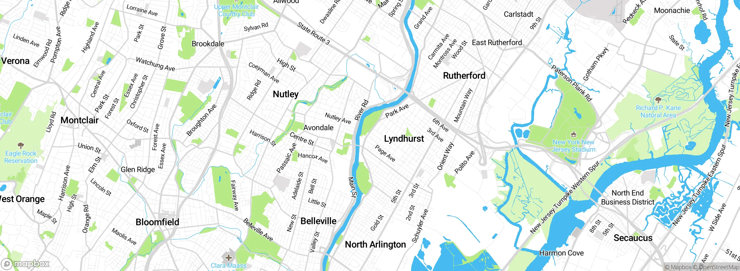 Map showing approximate location