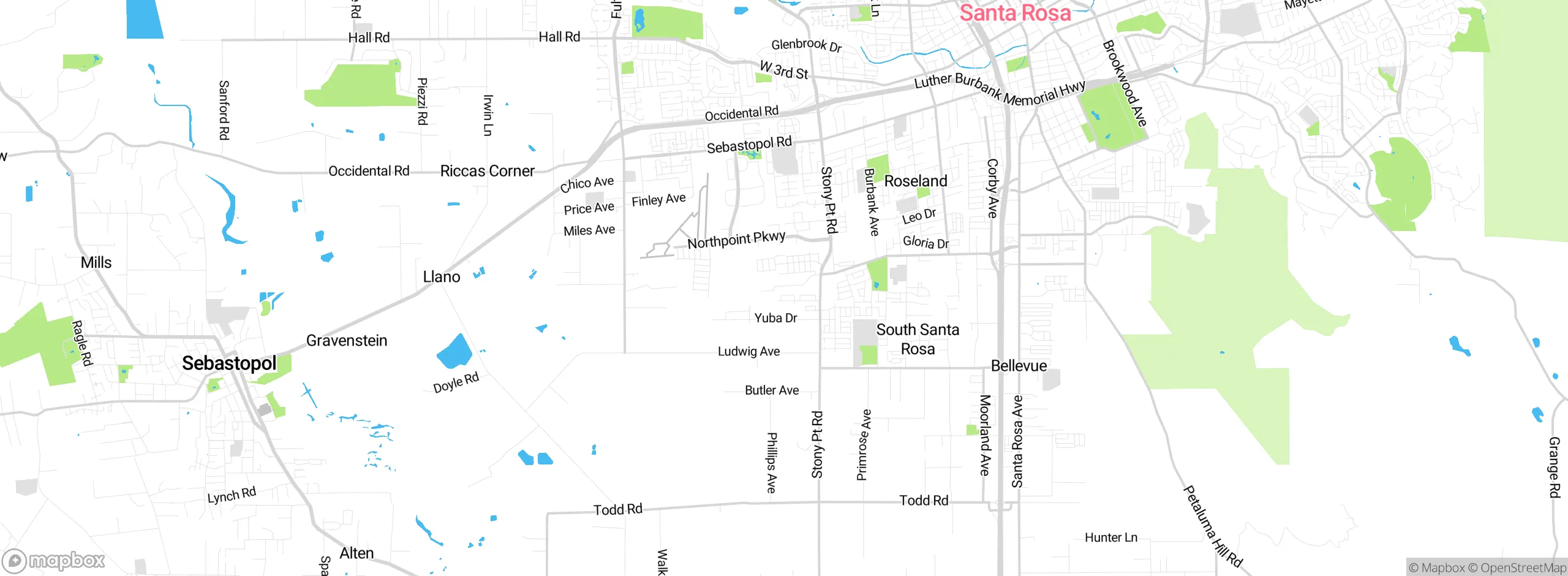 Map showing approximate location