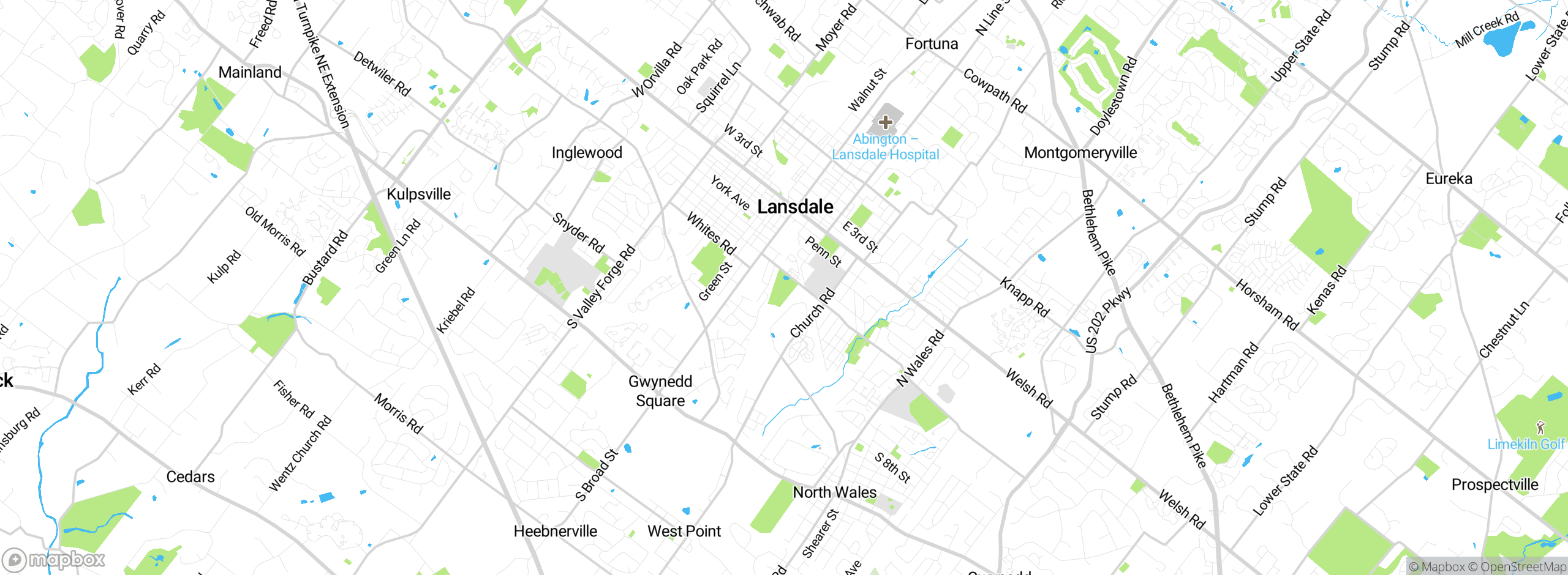 Map showing approximate location