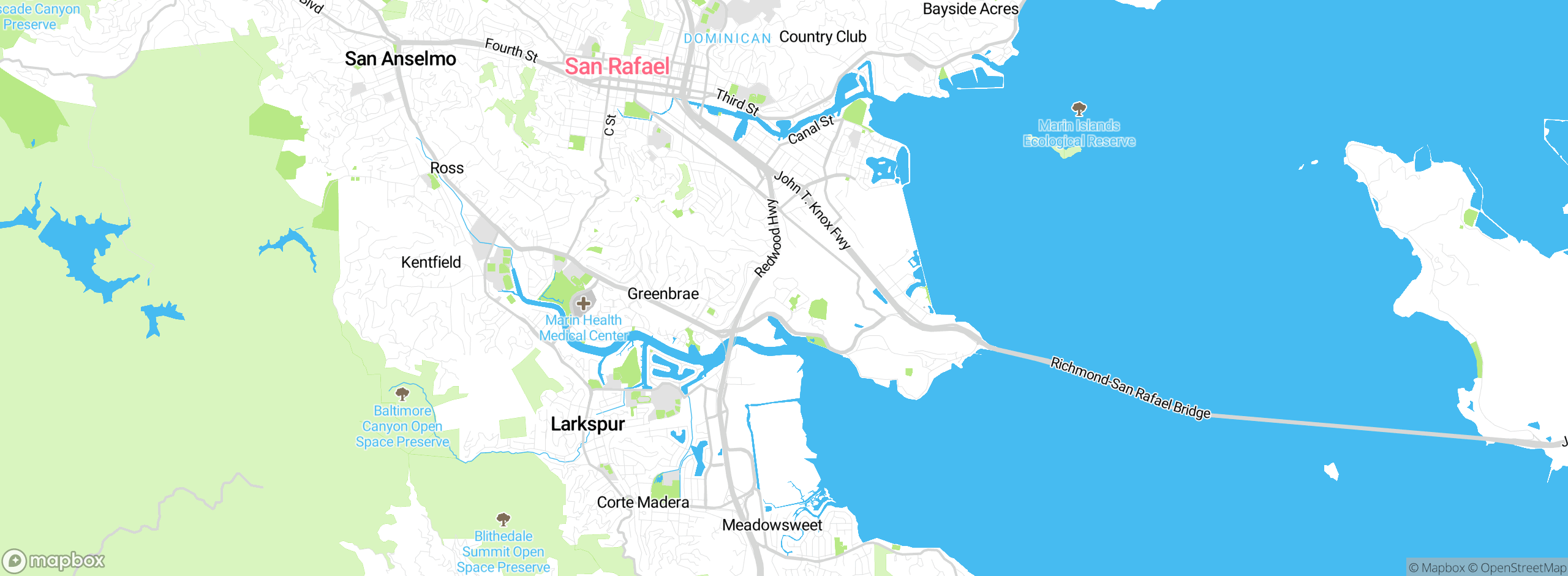 Map showing approximate location