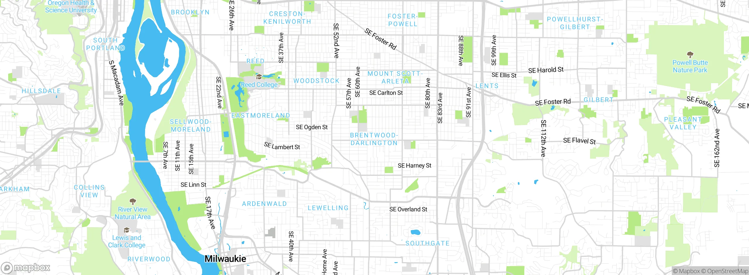 Map showing approximate location