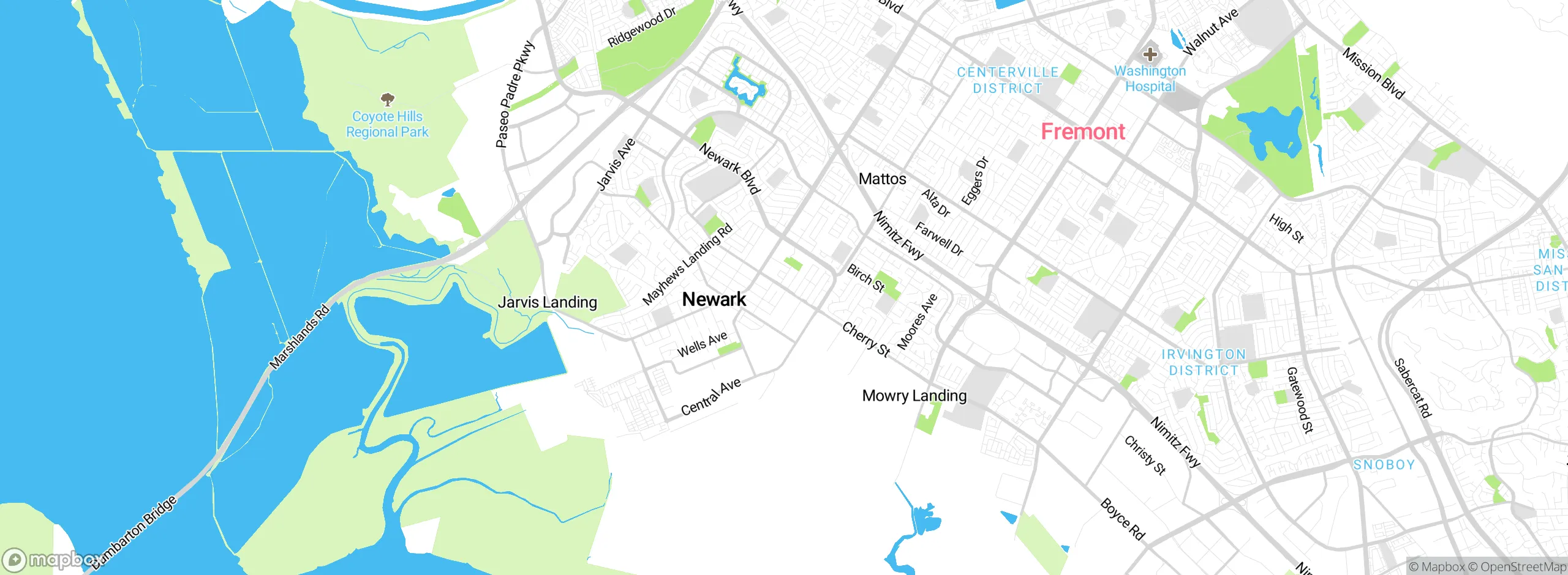 Map showing approximate location