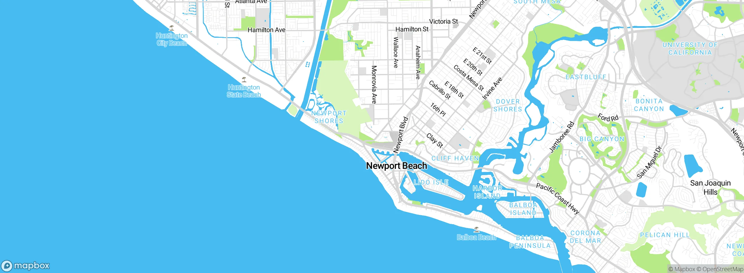 Map showing approximate location