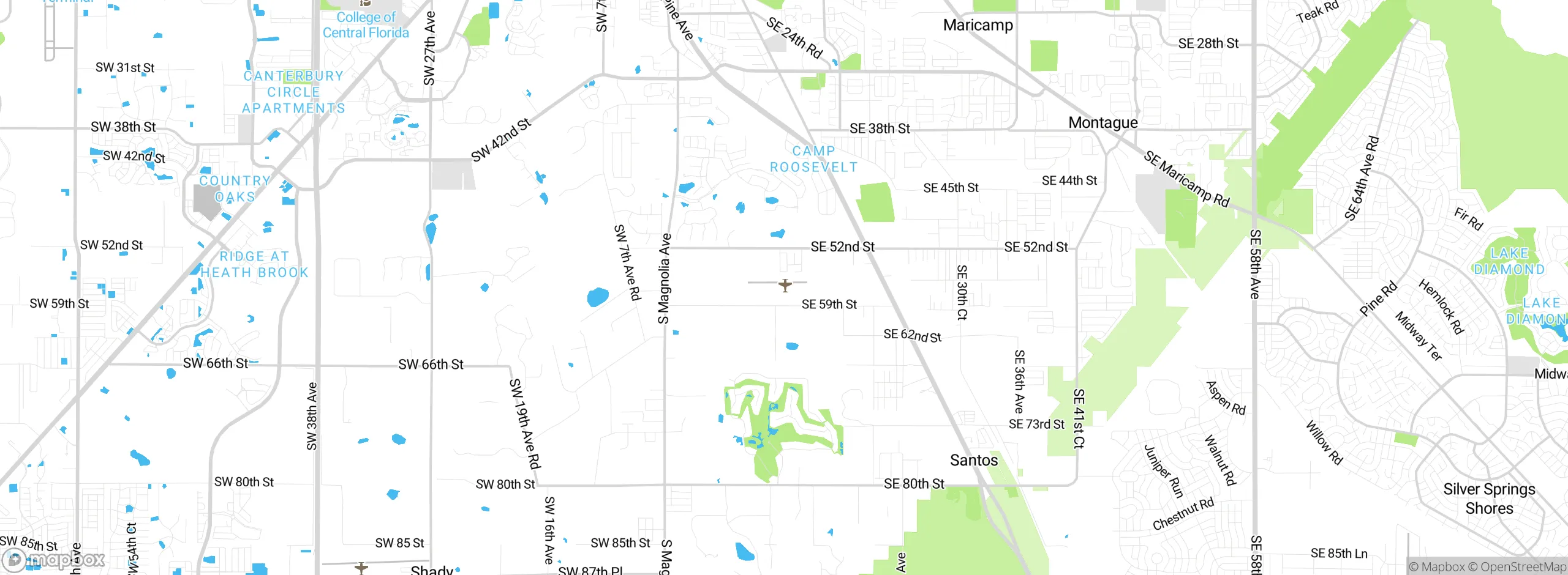 Map showing approximate location
