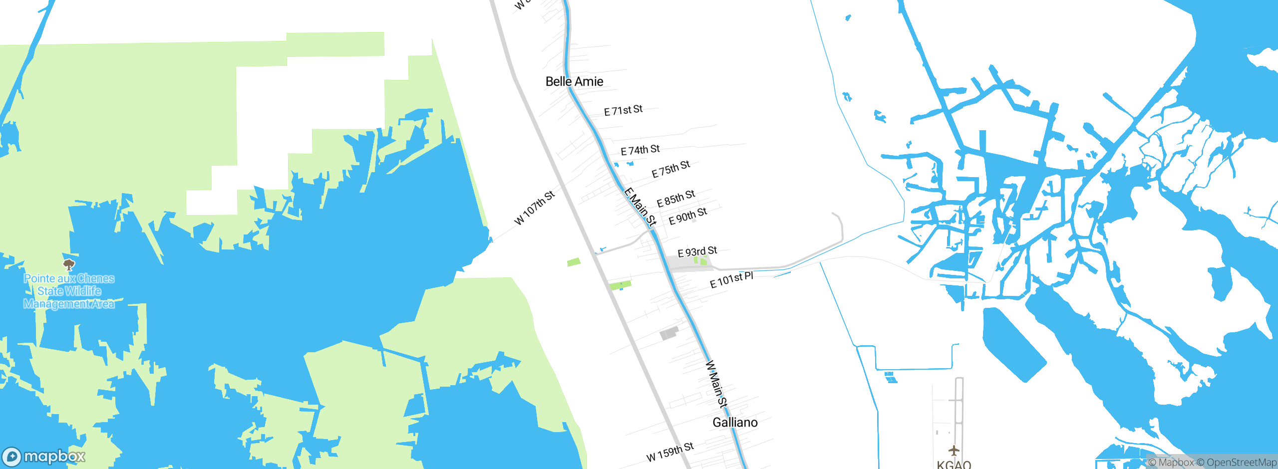 Map showing approximate location
