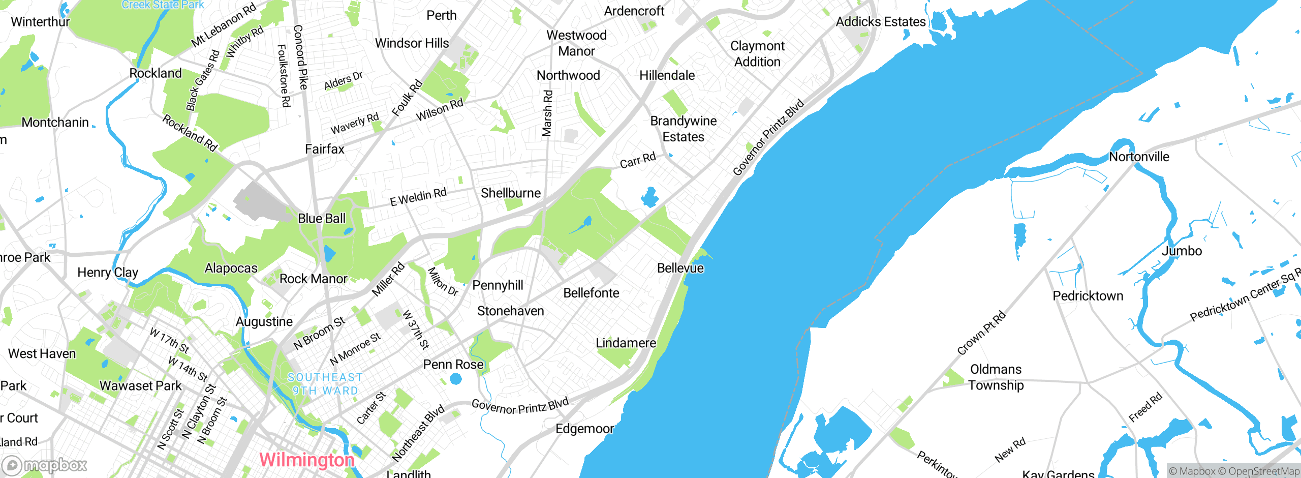 Map showing approximate location