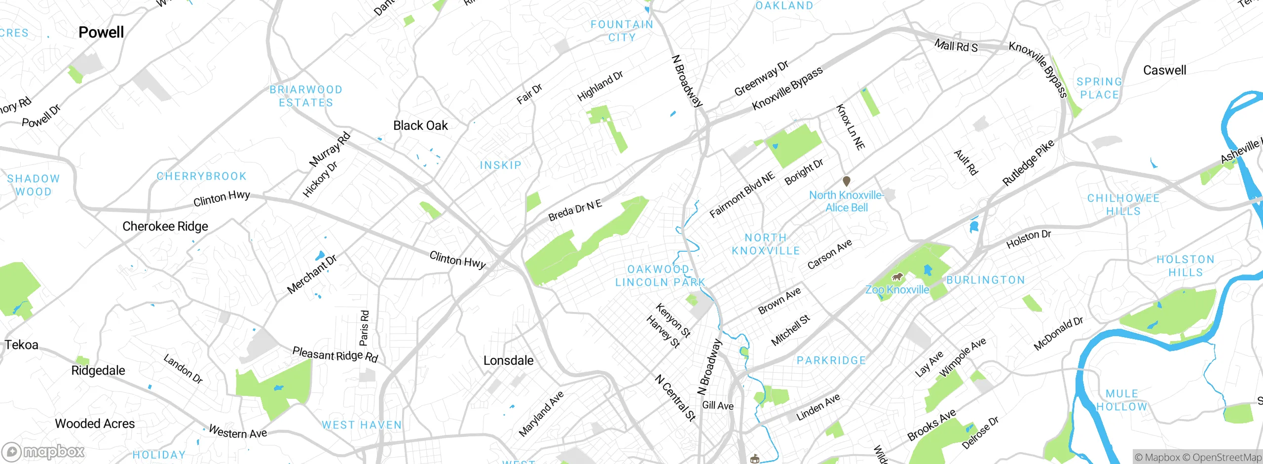 Map showing approximate location