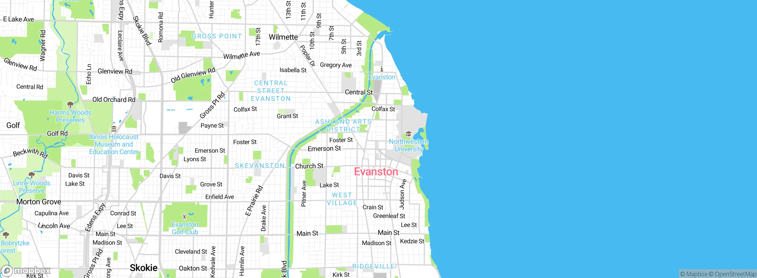 Map showing approximate location