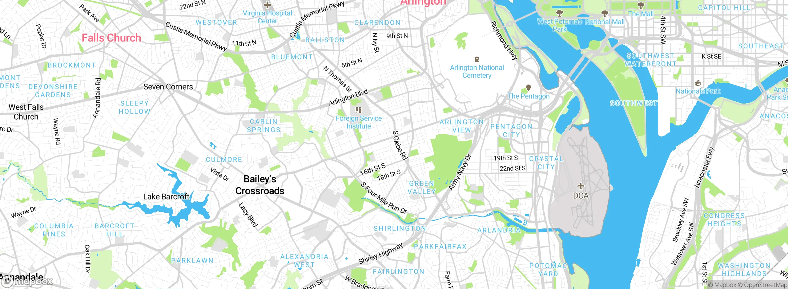 Map showing approximate location