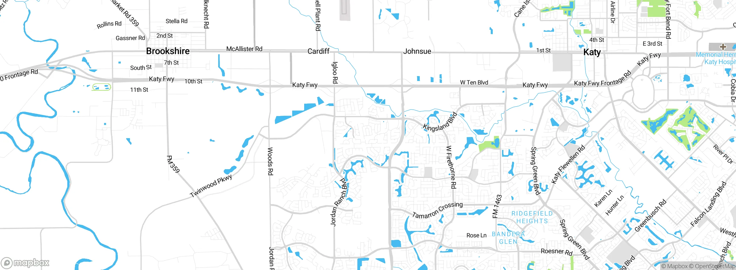 Map showing approximate location