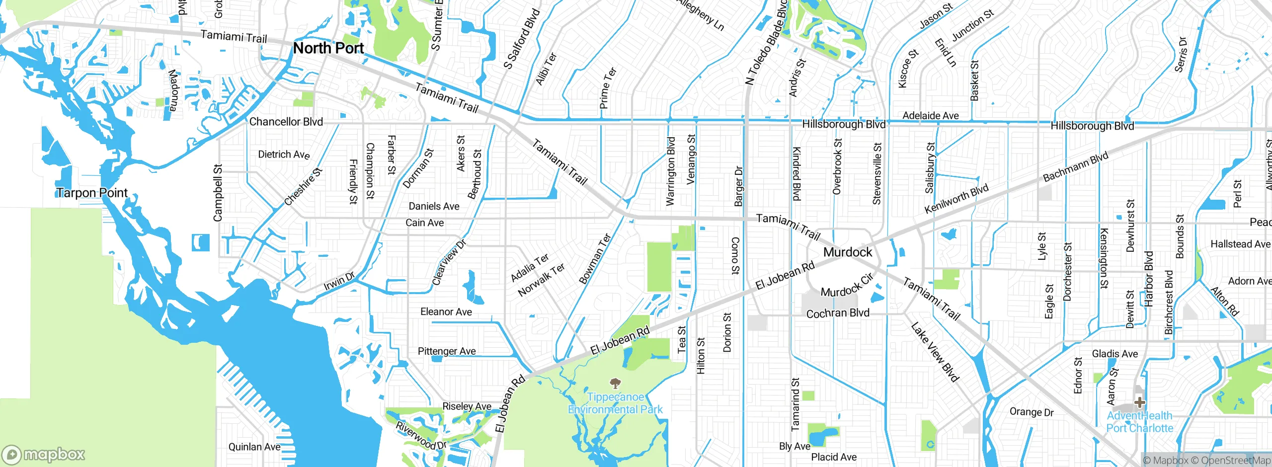Map showing approximate location