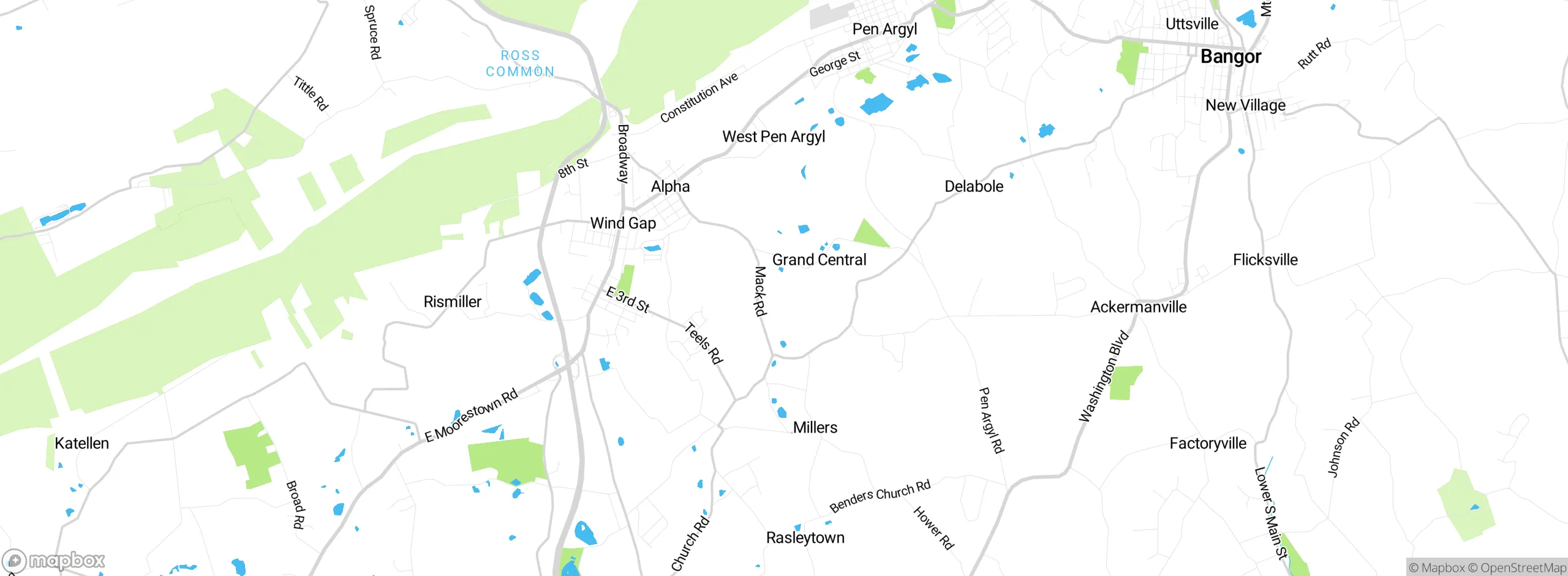 Map showing approximate location