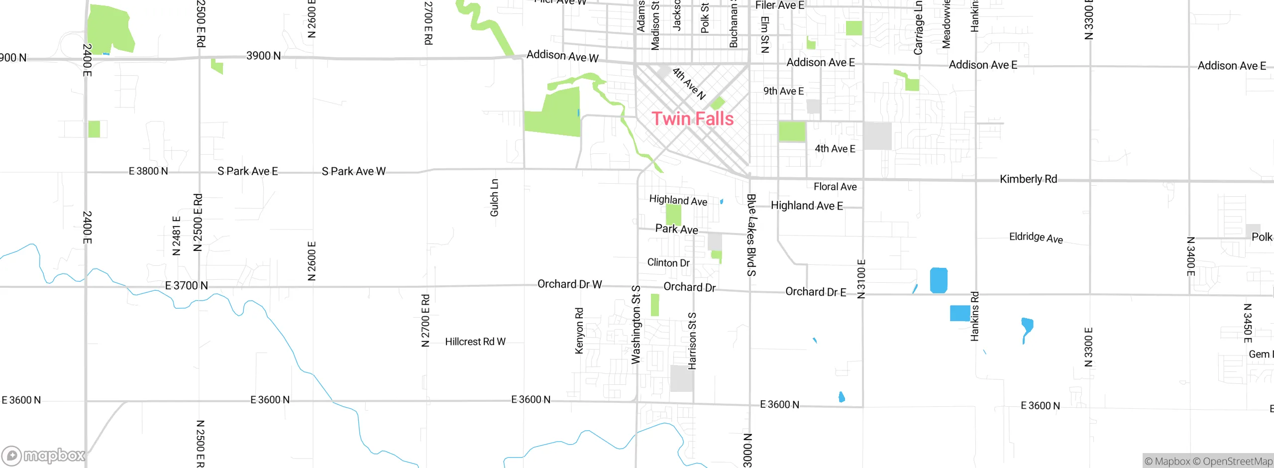 Map showing approximate location