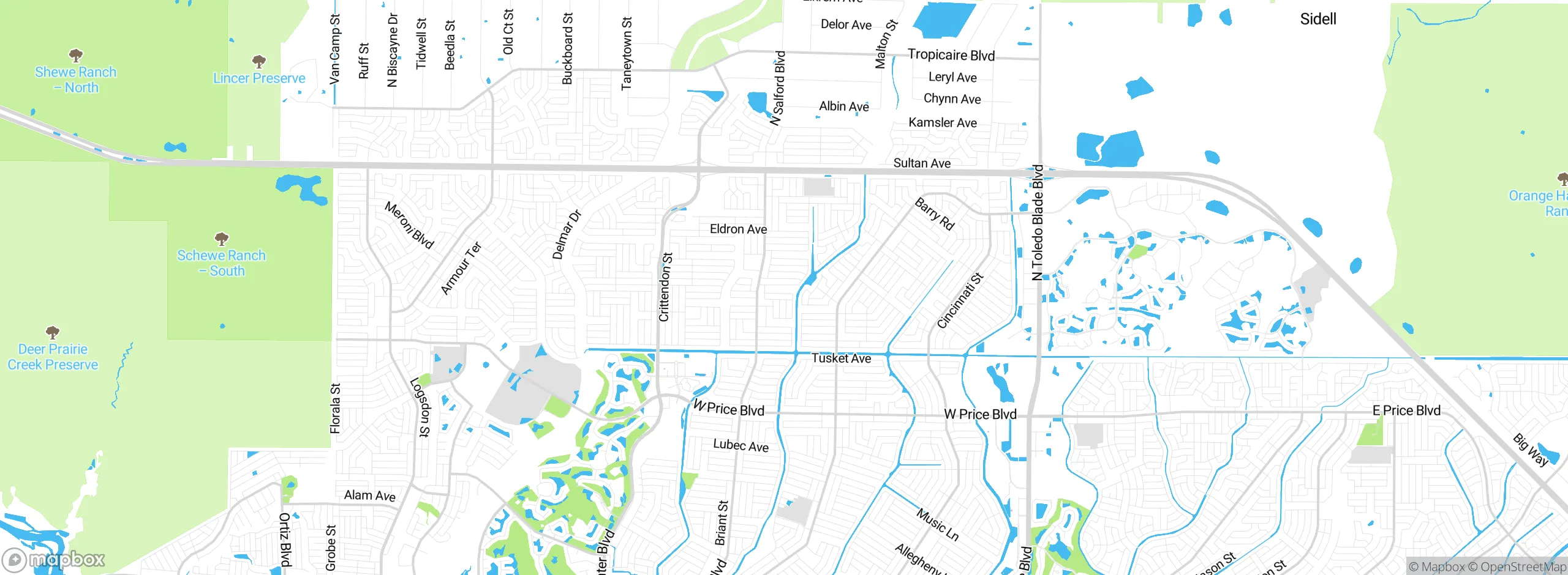 Map showing approximate location