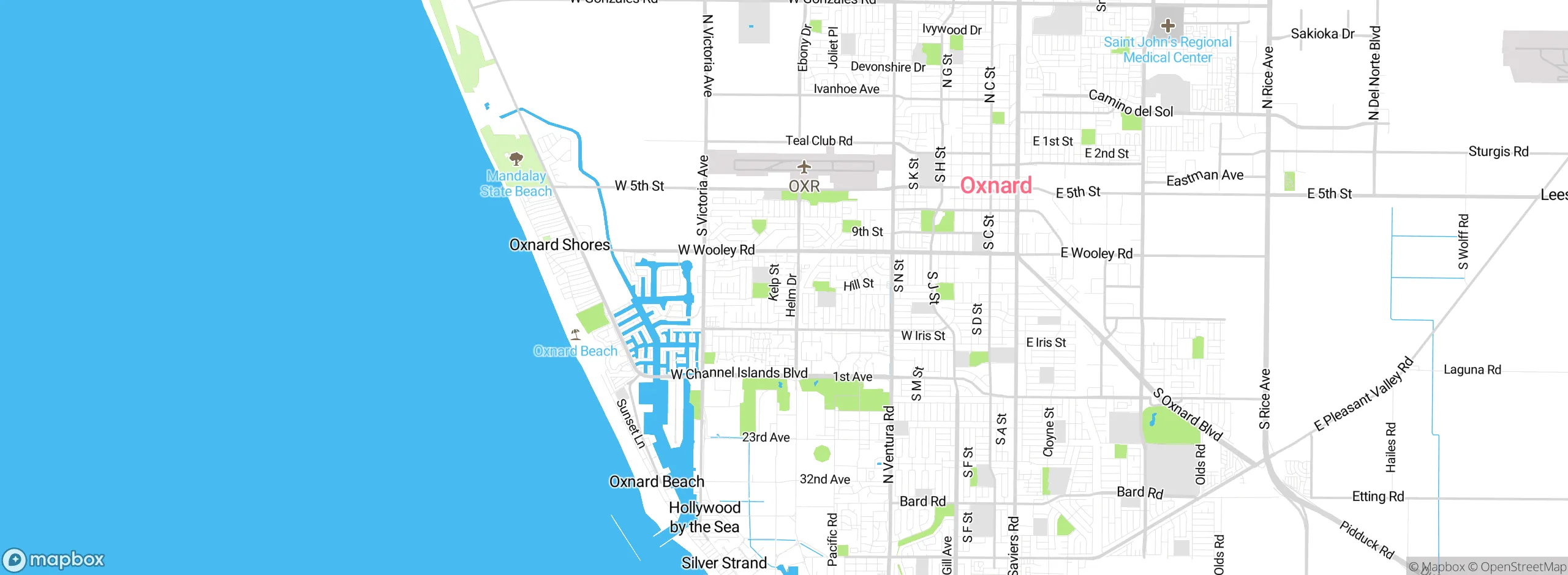 Map showing approximate location