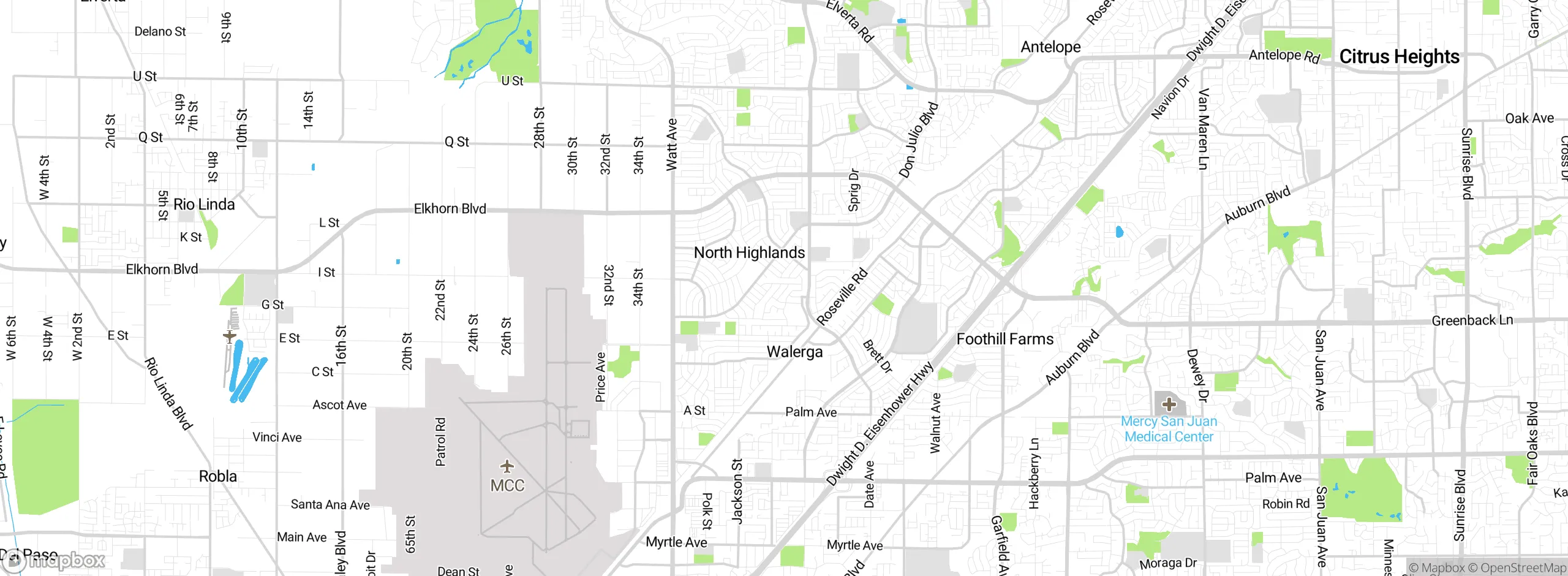 Map showing approximate location