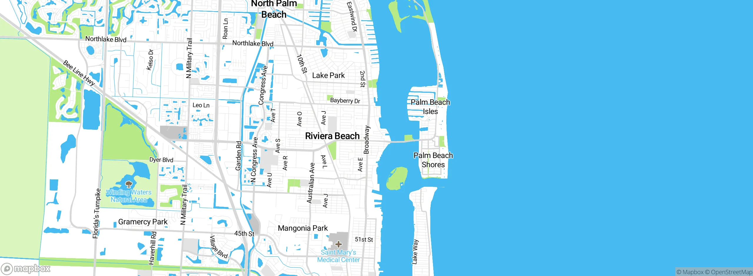 Map showing approximate location