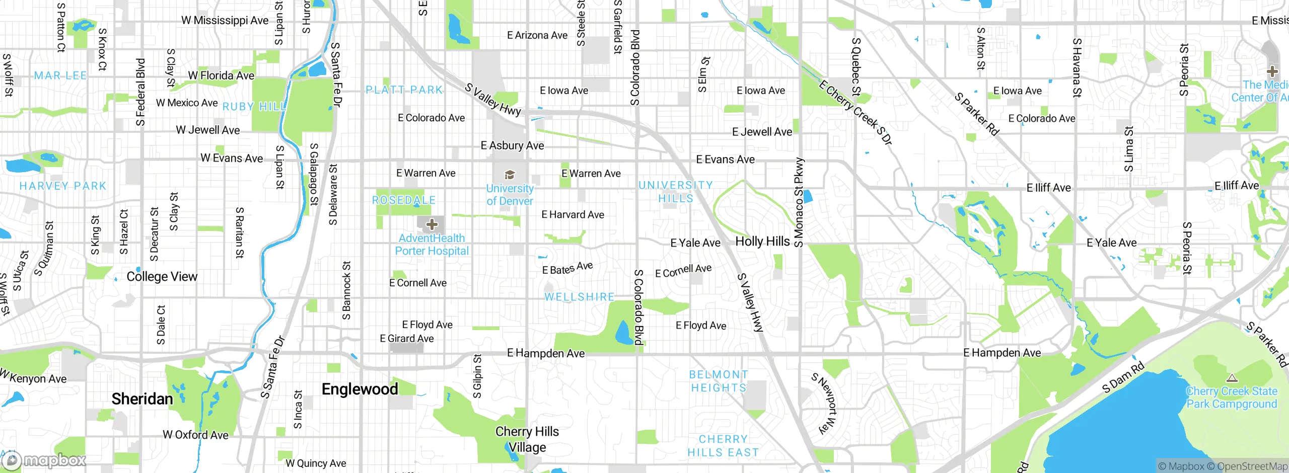 Map showing approximate location