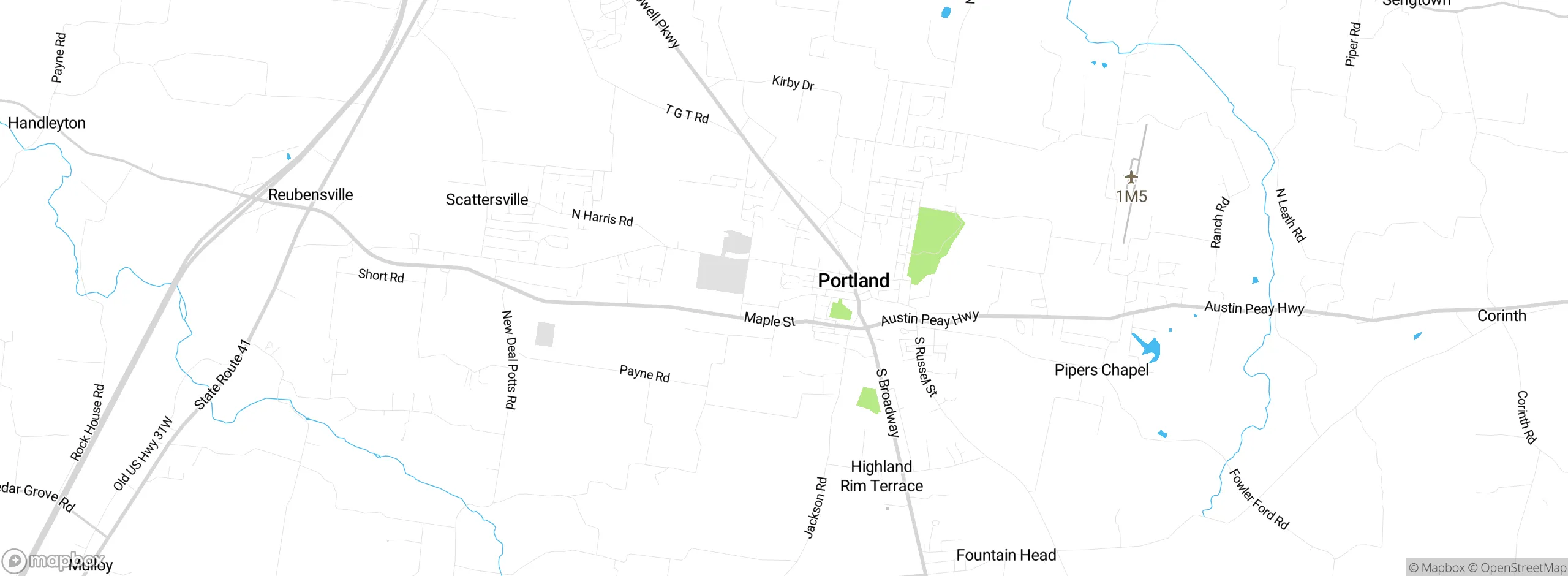 Map showing approximate location