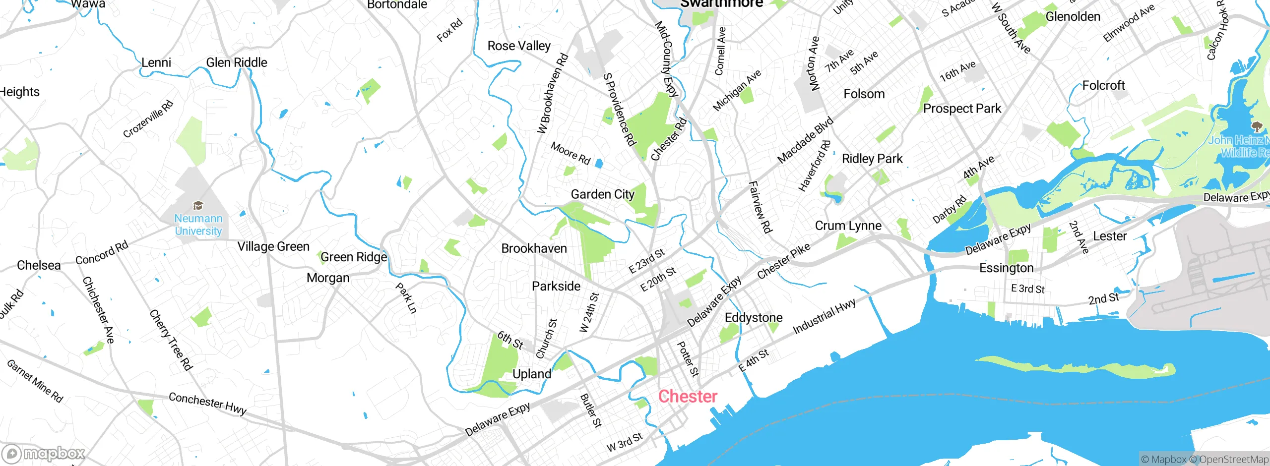 Map showing approximate location