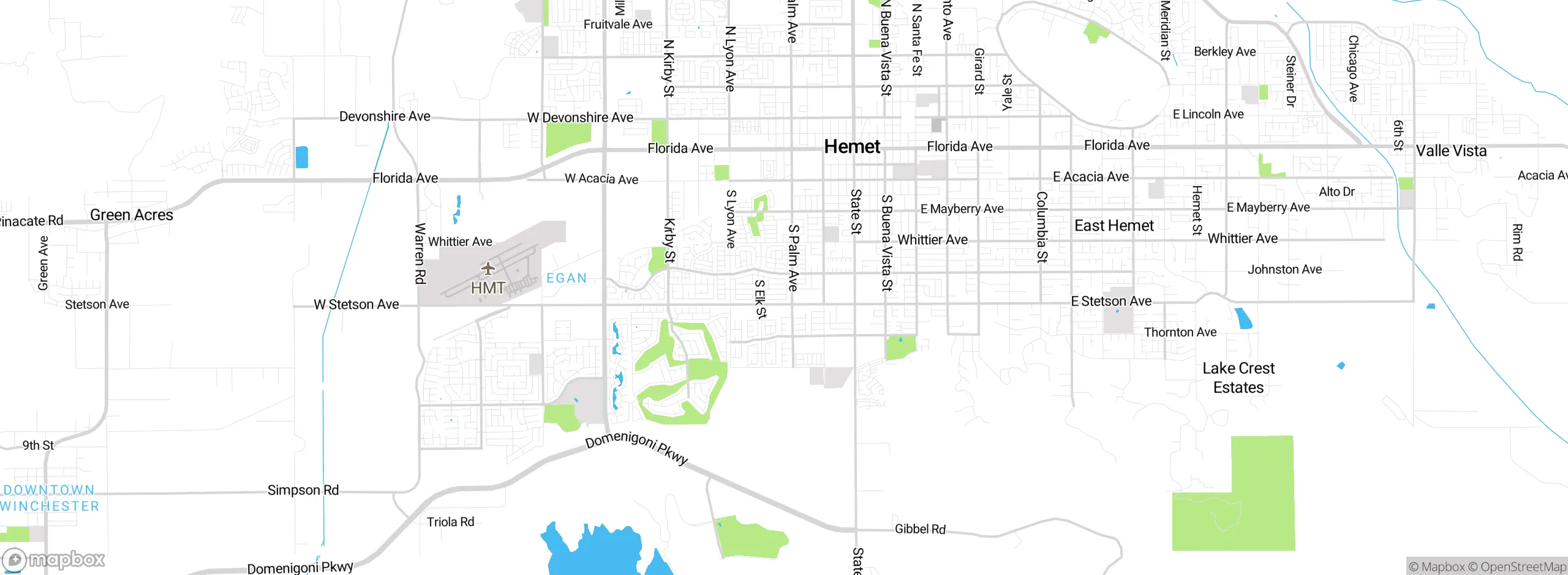 Map showing approximate location