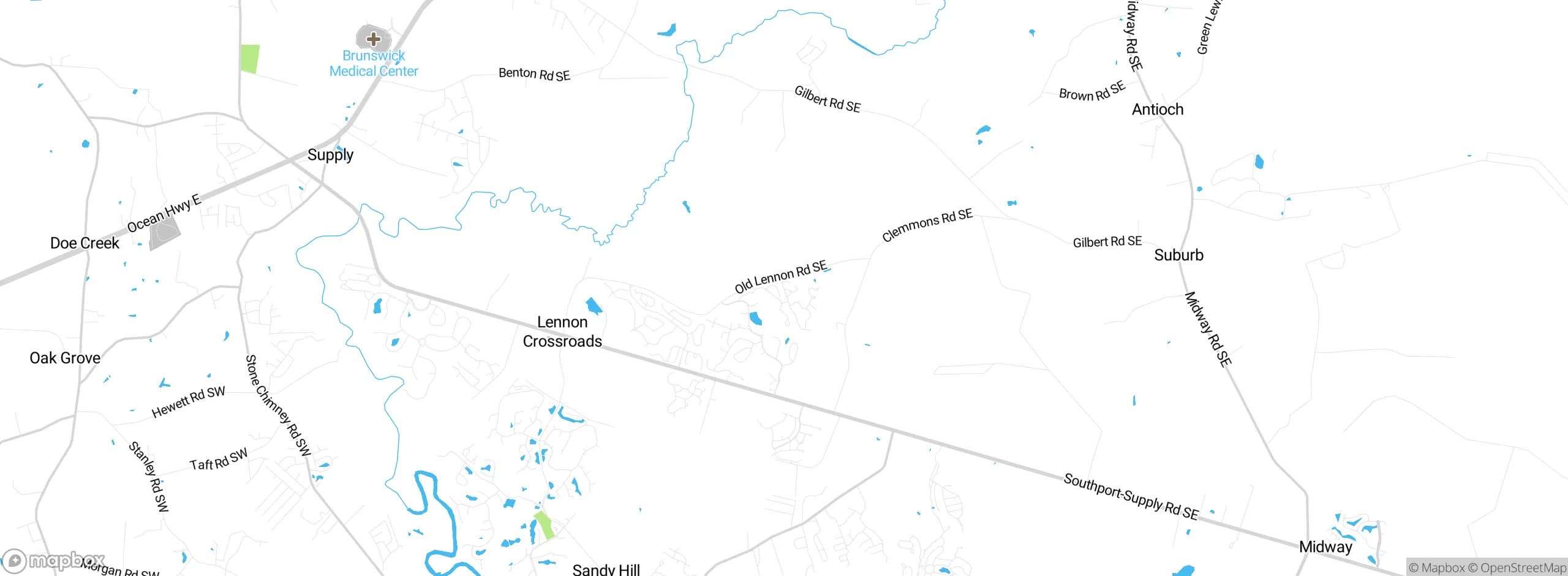 Map showing approximate location