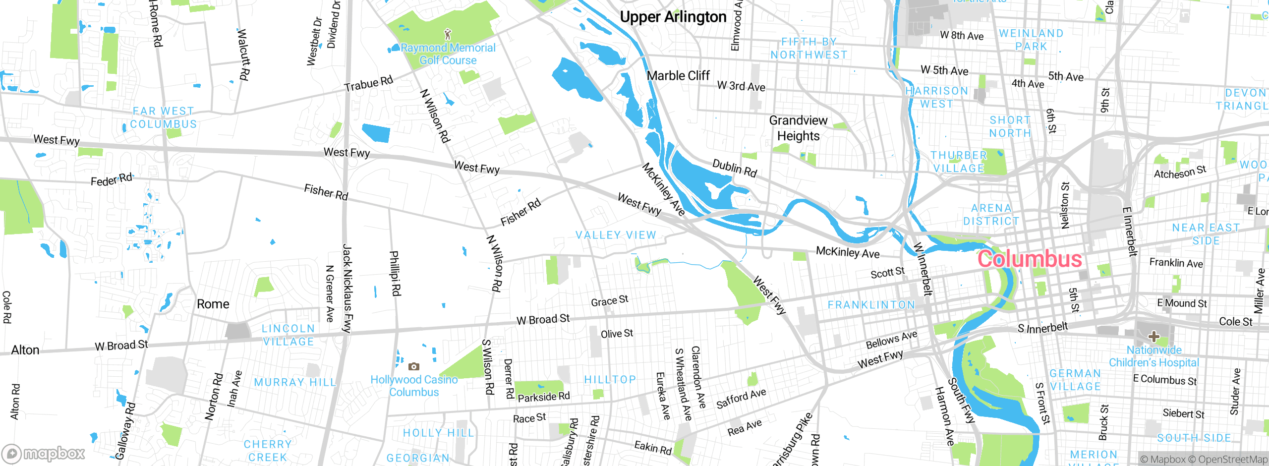 Map showing approximate location