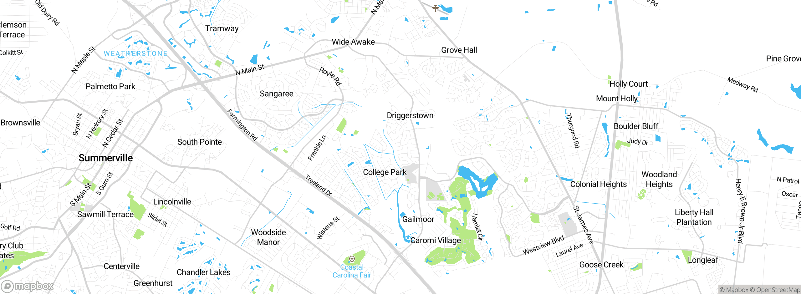 Map showing approximate location