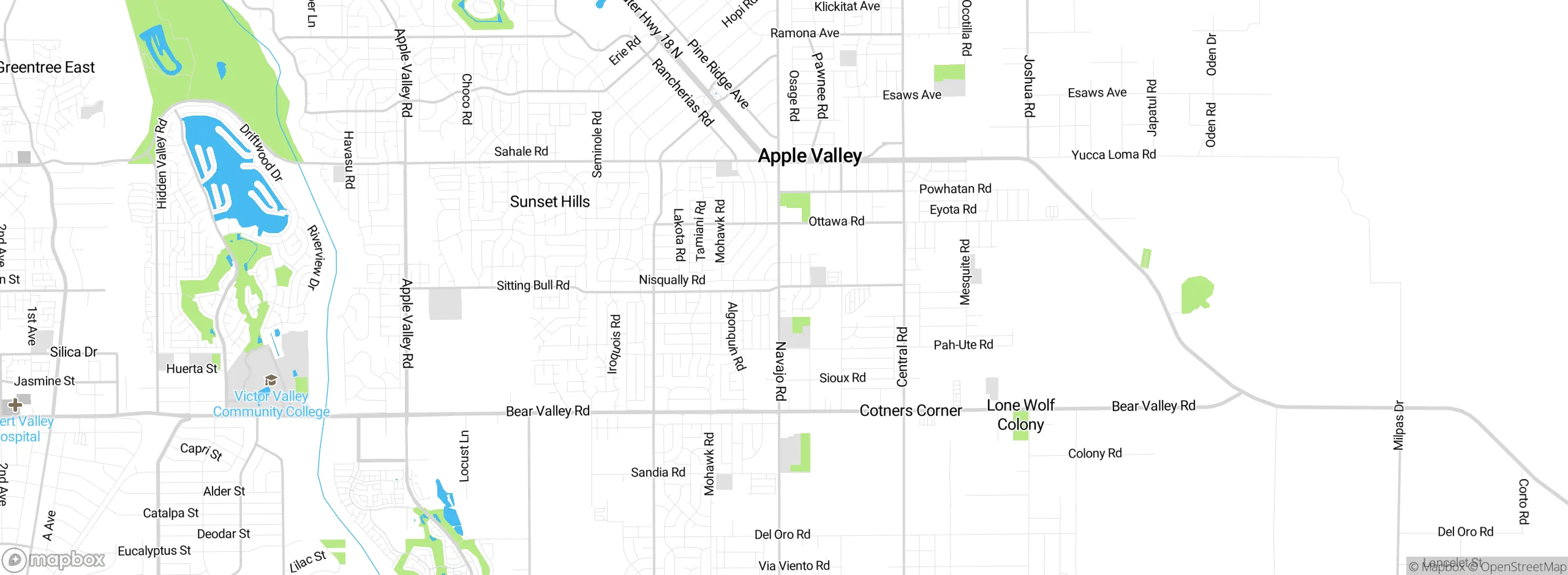 Map showing approximate location