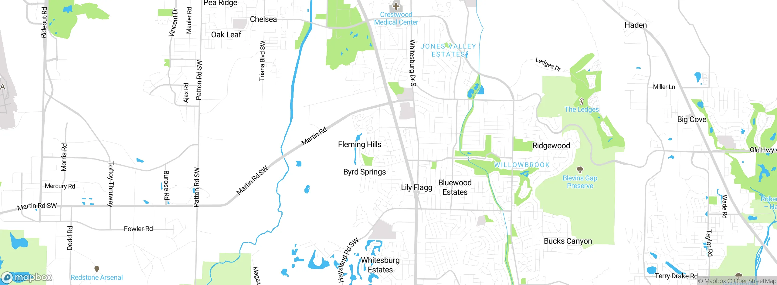 Map showing approximate location